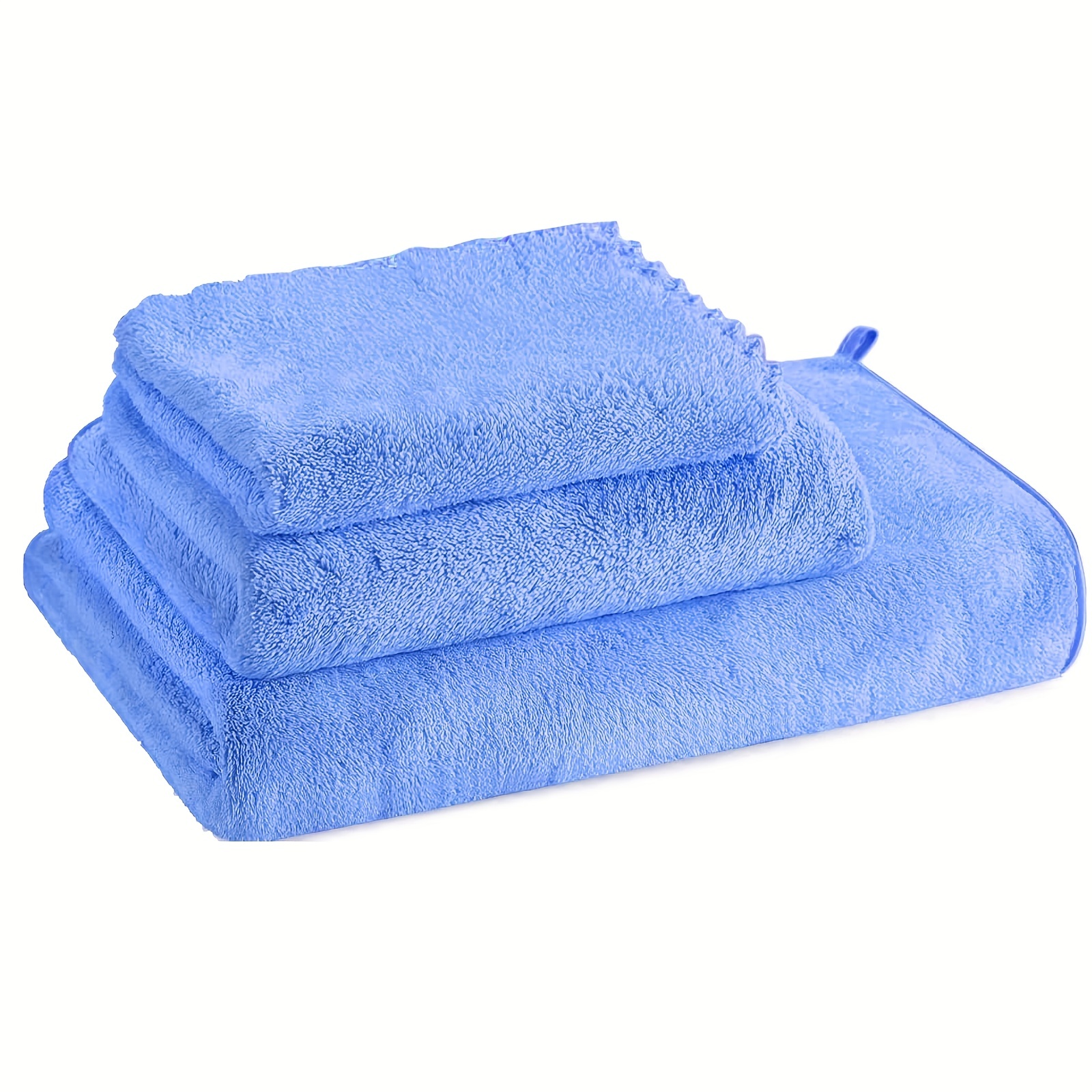 Set 6 Lavette Da Bagno 30x30cm - 100% Cotone 400gr/mq, Made In Italy, Colore Panna - Foto 4