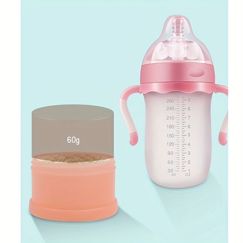 Baby Milk Powder Formula Dispenser, Non-Spill Portable and Stackable  Formula Travel Container, 3 Layers Storage Container for Protein Powder,  BPA Free