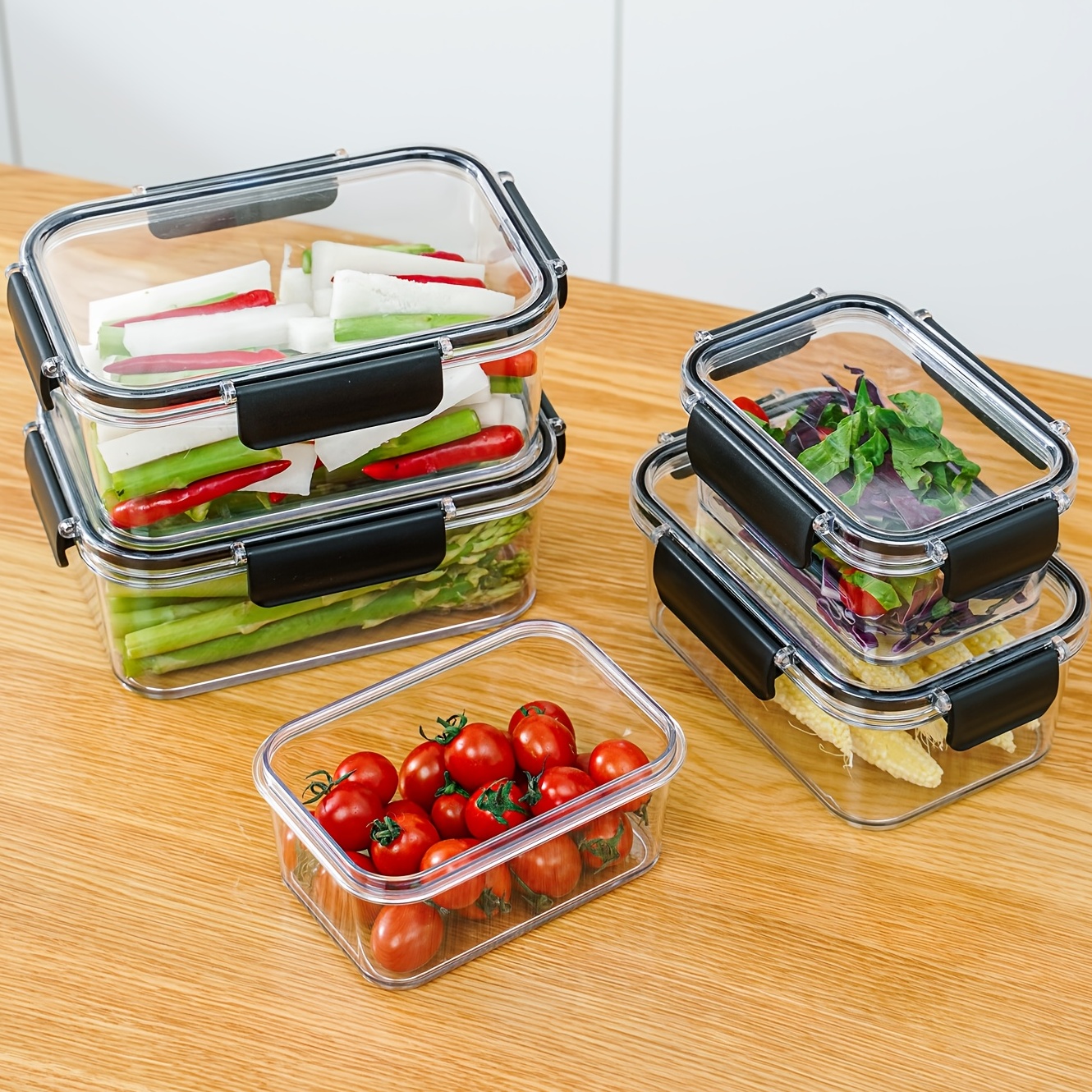 Stainless Steel Food Storage Containers, Leak Proof & Airtight Lids