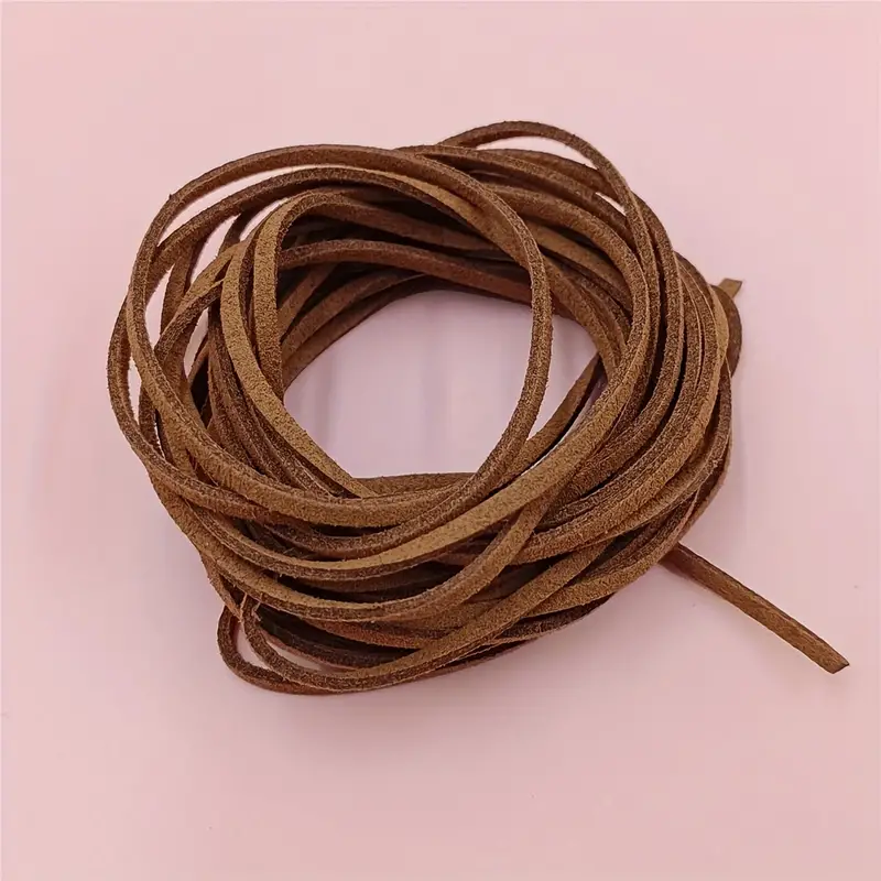 Multicolor Flat Faux Suede Velvet Leather Cord Diy String - Temu