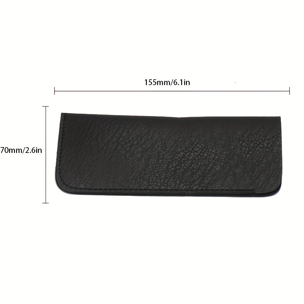 Soft Glasses Case Faux Leather Faux Fur Lined Case