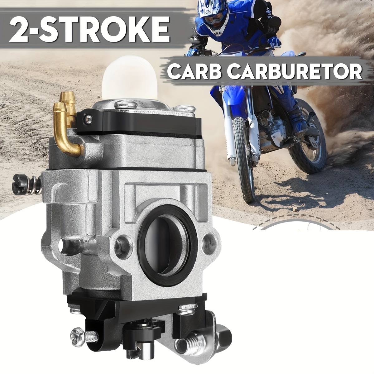Pocket Bike 47cc 49cc Engine Carb Carburetor 2 Stroke Mini Quad Atv Dirt  Bike Minimoto Go Kart Buggy