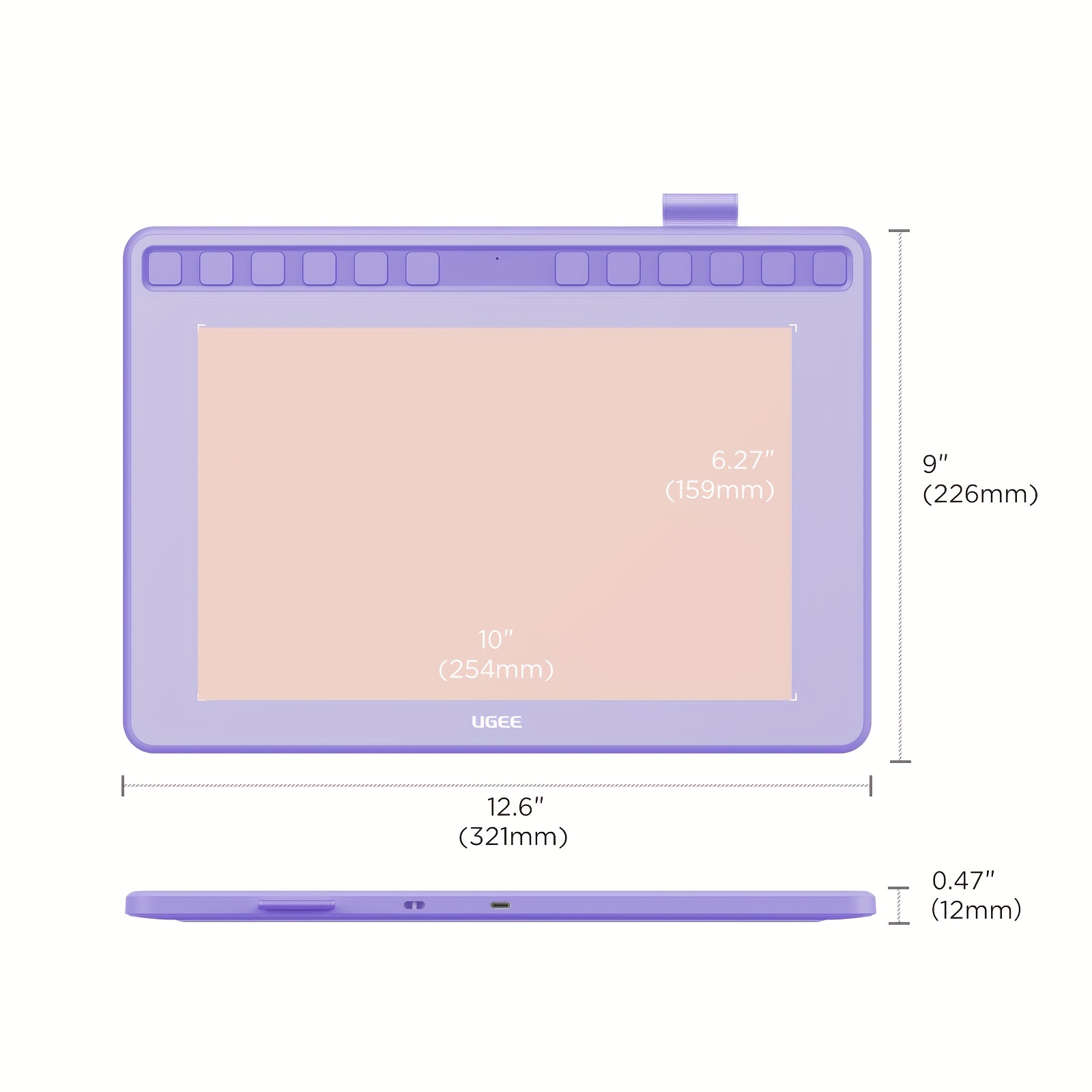 Graphics Drawing Tablet S1060 Digital Drawing Pad With - Temu