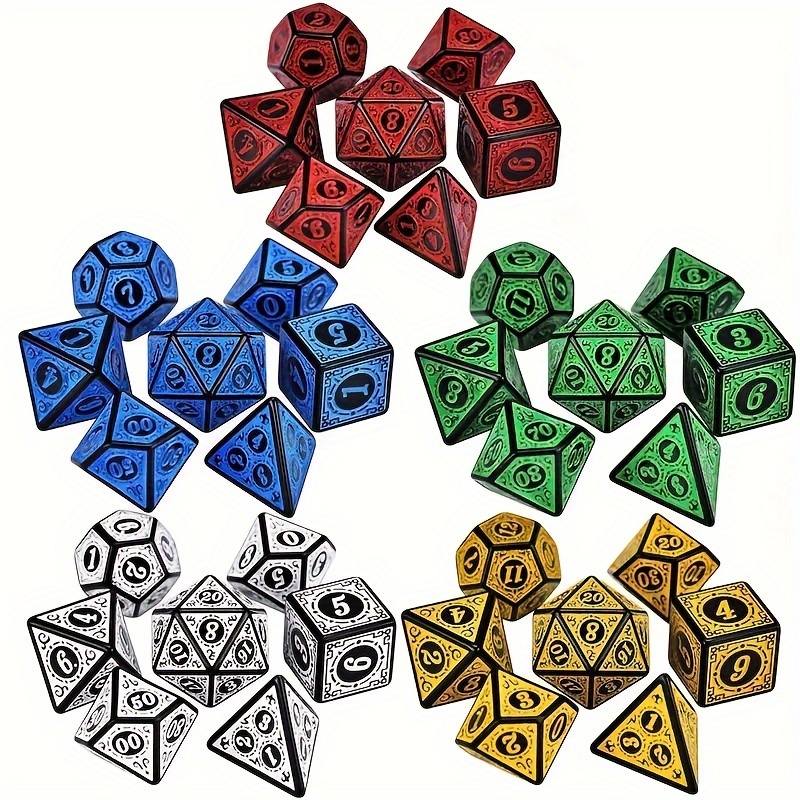 two-sided d4 dice by MSscribbles