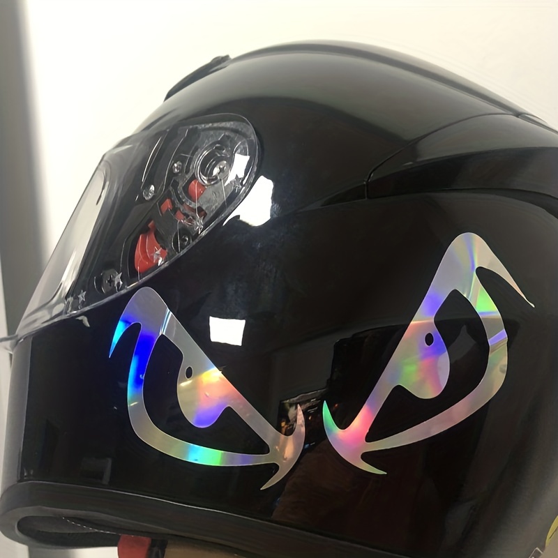  Funda protectora divertida para casco de motocicleta, diseño de  dibujos animados divertidos para exteriores, personalizable, para casco de  motocicleta, M : Automotriz