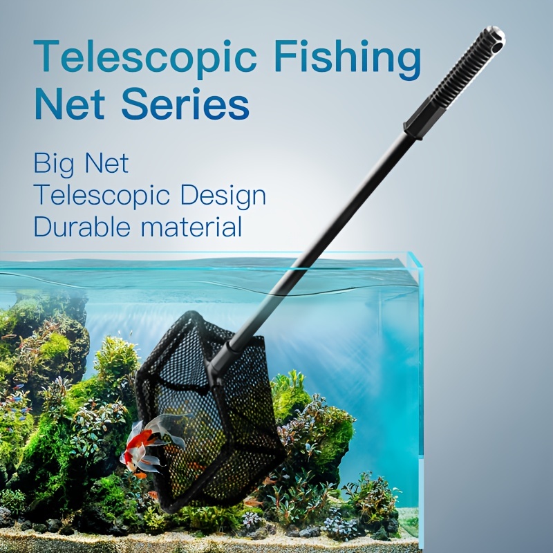 Telescopic Fishing Landing Net With Telescoping Pole Handle - Temu United  Kingdom