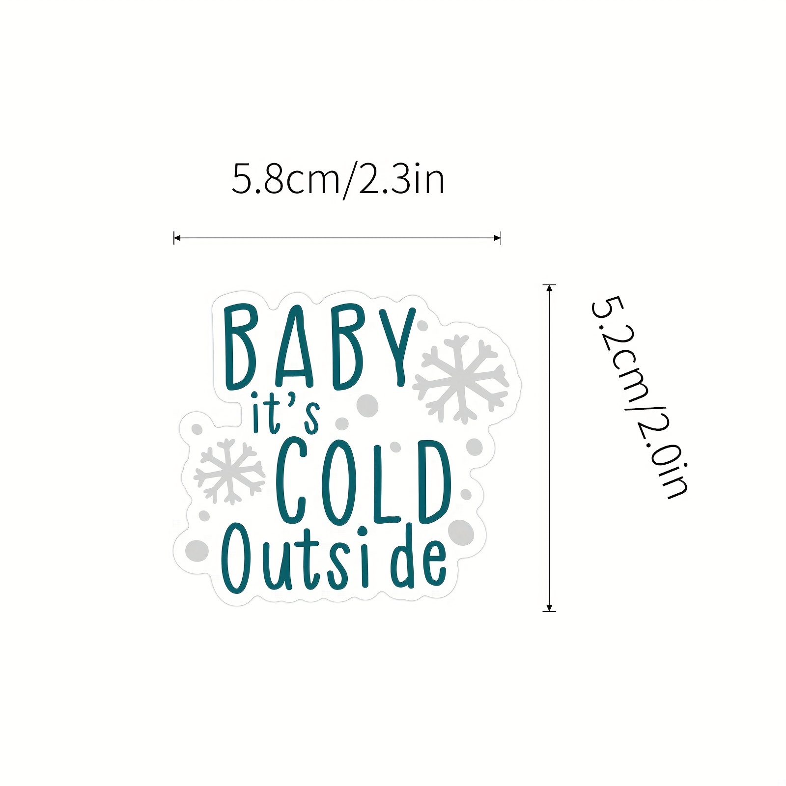 Christmas Stickers Christmas Decorations Vinyl Waterproof - Temu