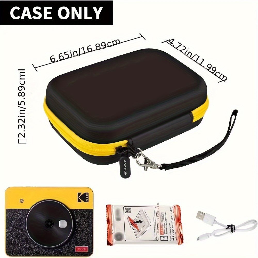 Aenllosi Hard Carrying Case Compatible with Kodak Mini Shot 3 Retro/Mini 3  Retro/All-New Mini Shot 3 Square/All-New Mini 3 Square Photo Printer,Holder