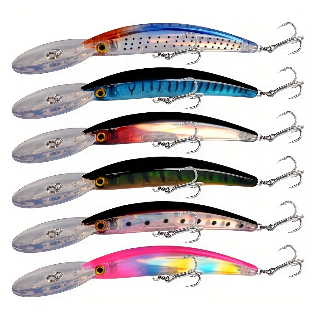 6 Topwater Poppers Crankbaits - Fishing Lures Set T6I :  Fishing Topwater Lures And Crankbaits : Sports & Outdoors