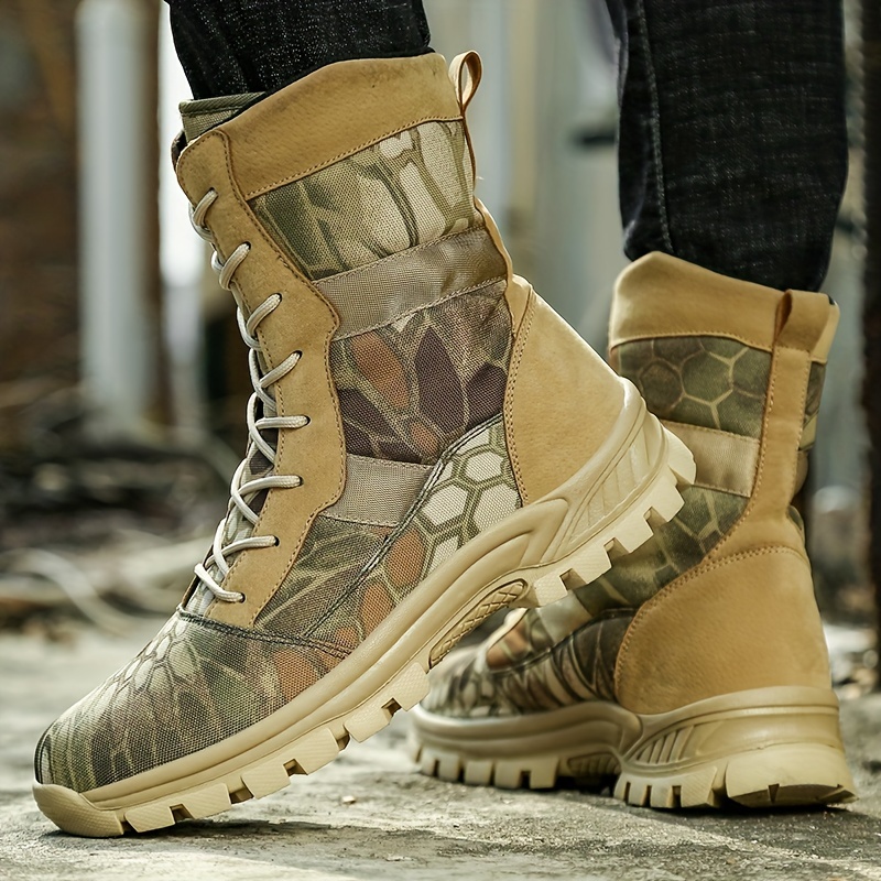 Military Footwear: Tactical Boots For Police, Camping, Hunting & Sports