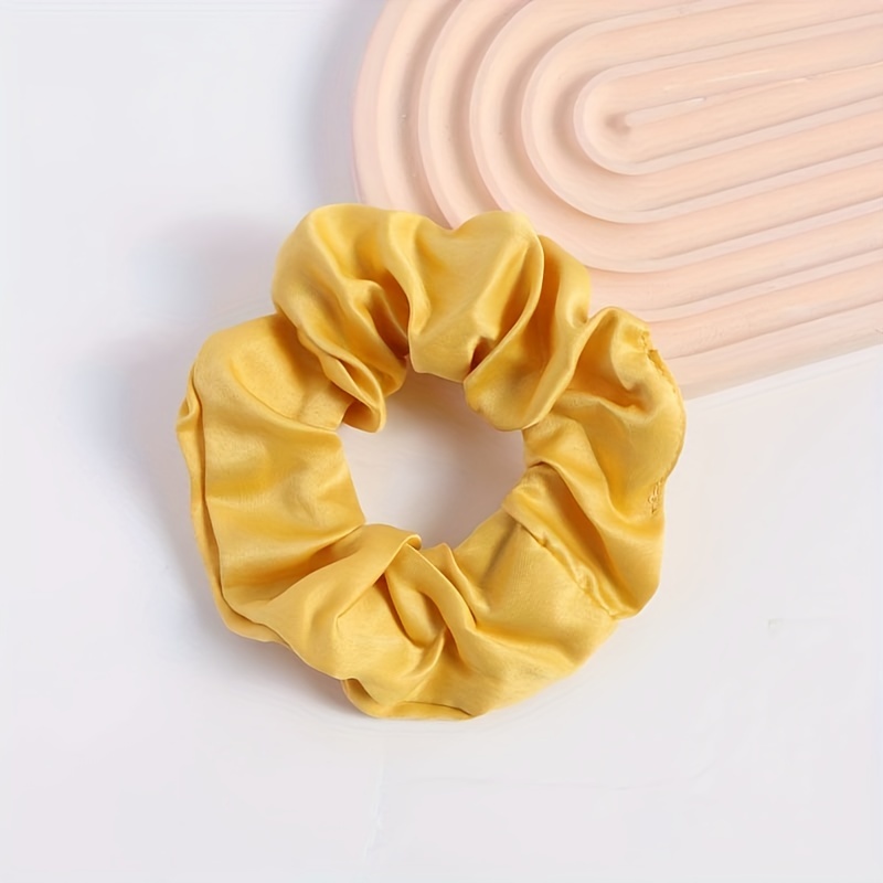 Velvet Scrunchies for Hair, Soft Velvet Scrunchie Pastel Solid