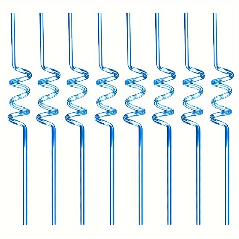 Reusable Plastic Crazy Loop Straws For Party - Temu