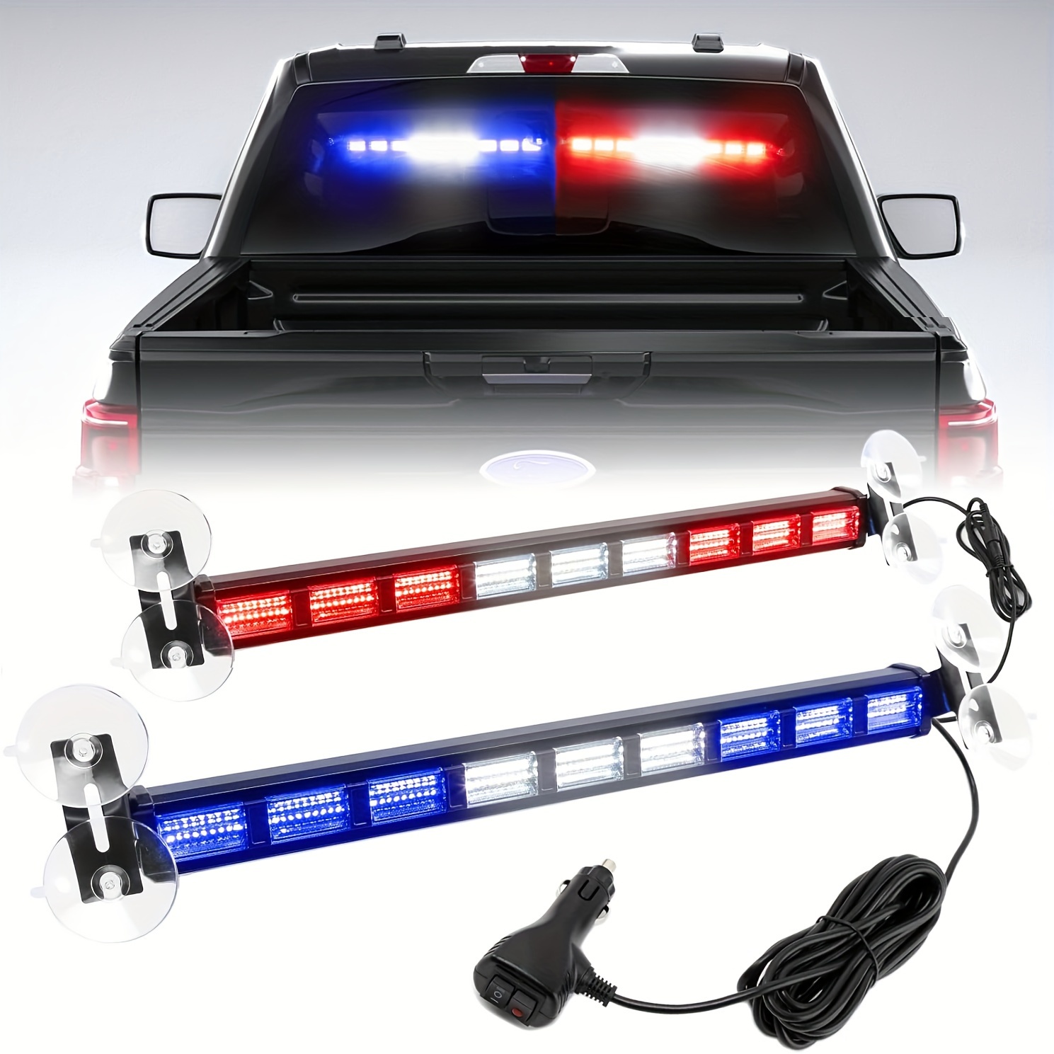 LED rot blau Auto Notfall Leuchtfeuer Blitzlicht Magnet basis Sicherheit  Warnung Polizei Blinklichter für rotierende Traffice Trucks - AliExpress