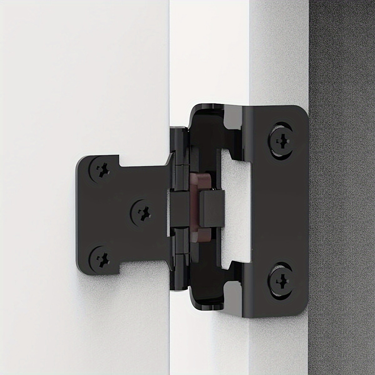 Set of 40 small hinges, bronze color (16x13 mm)
