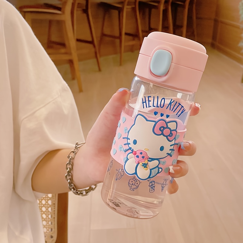 Hello Kitty Insulated Water Bottle With Straw Cute - Temu