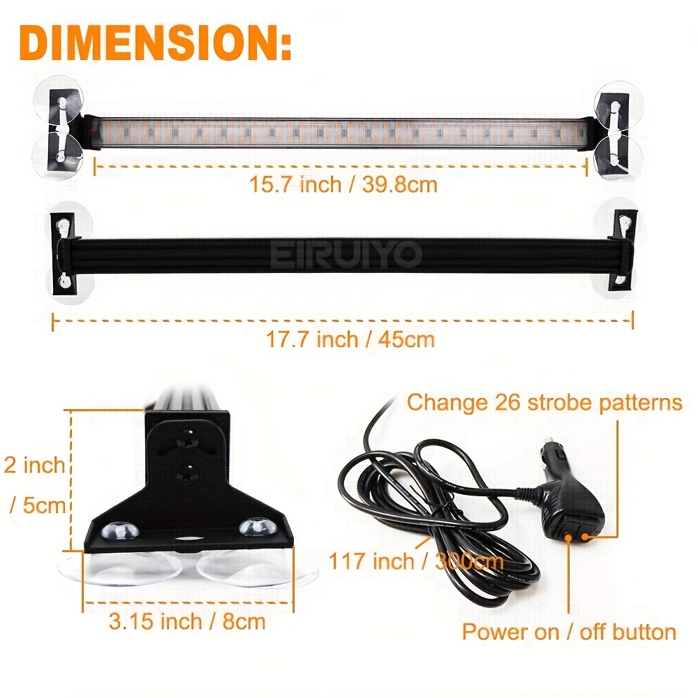 Barra LED Interxeptor con Estrobeo y luz Blanca de 215w - 40in - SKP  All-Terrain