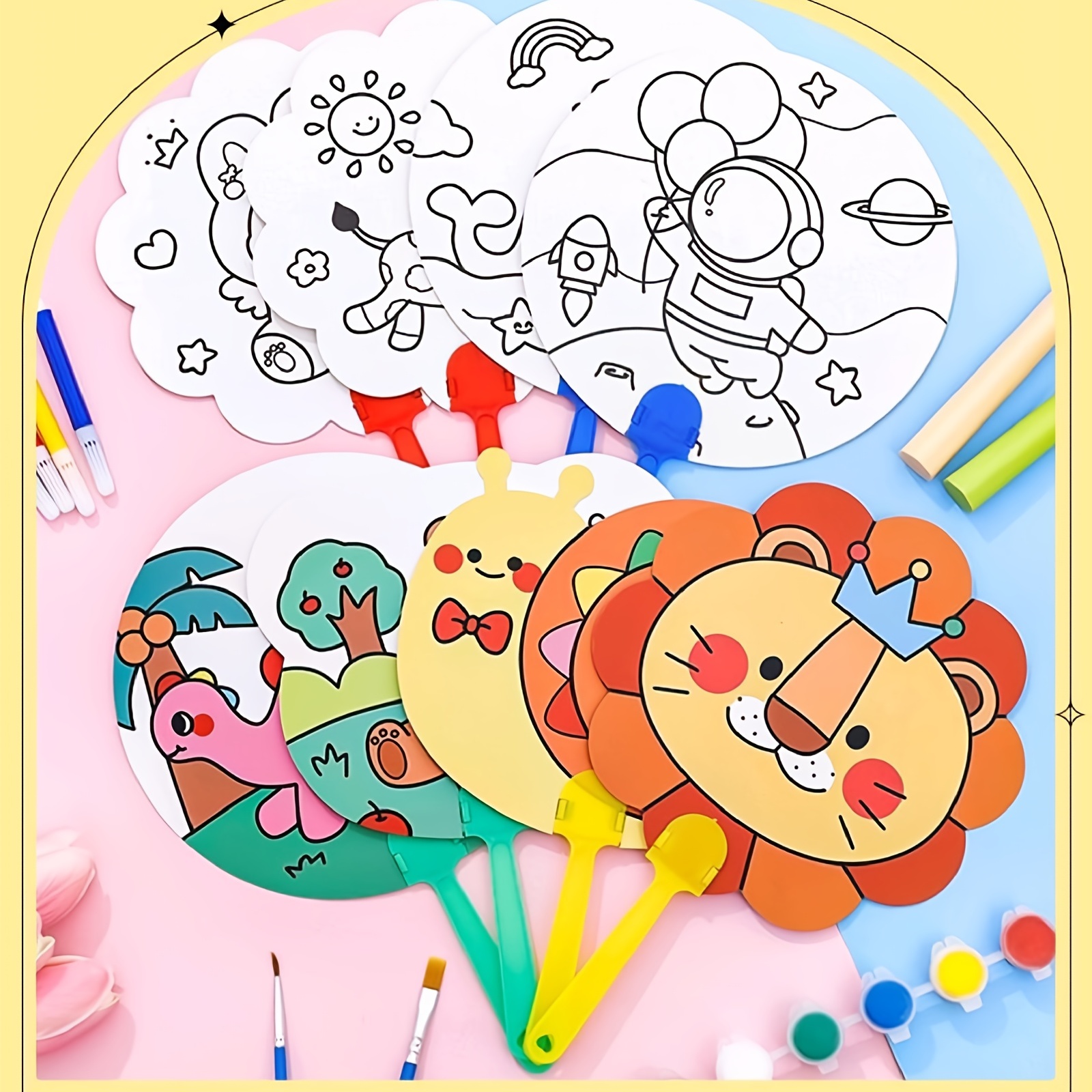 Pintura Dos Desenhos Animados, Ovos De Doodle, criança, pintado