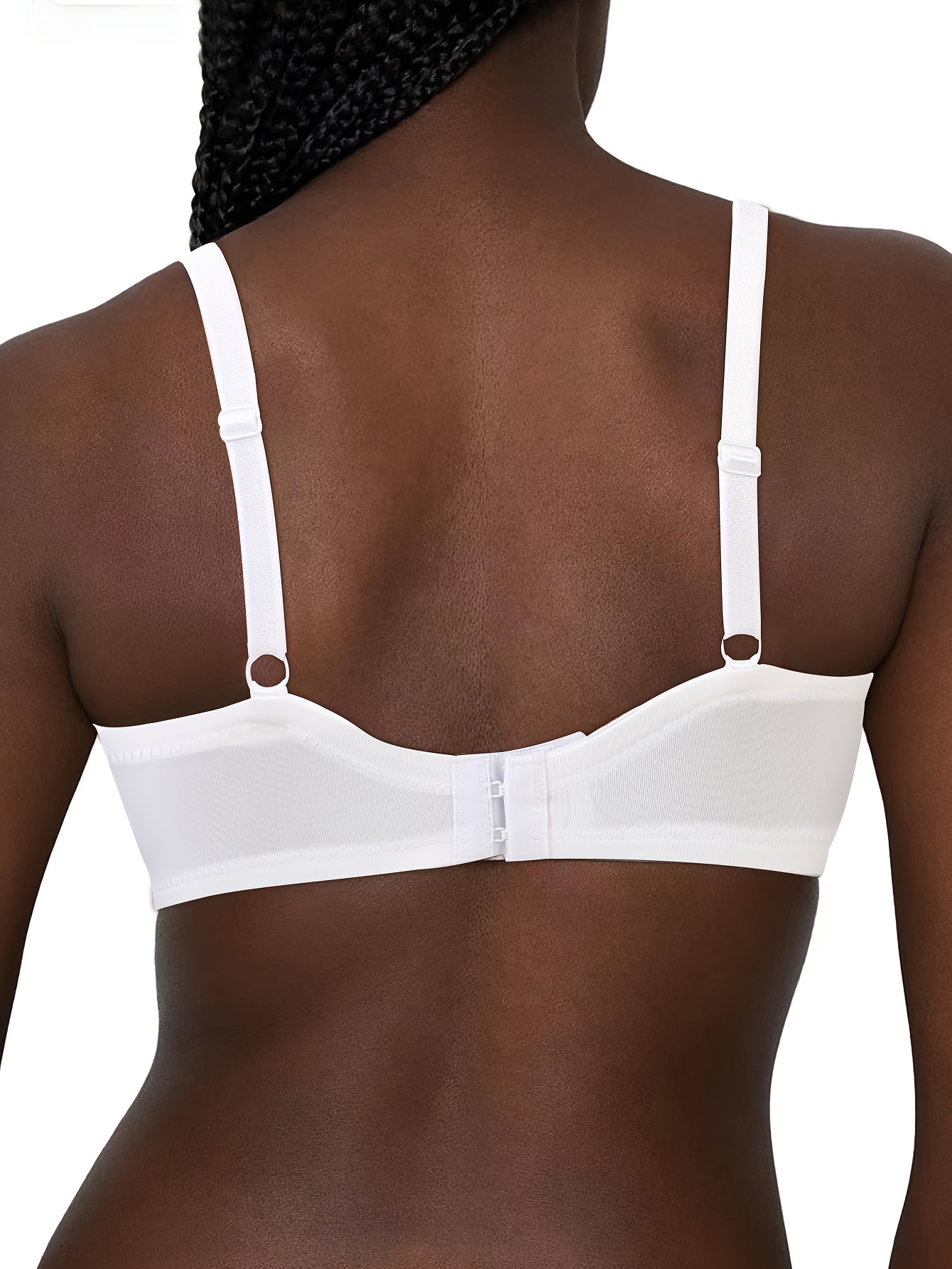 Simple Solid T shirt Bras Comfy Breathable Push Bra women's - Temu