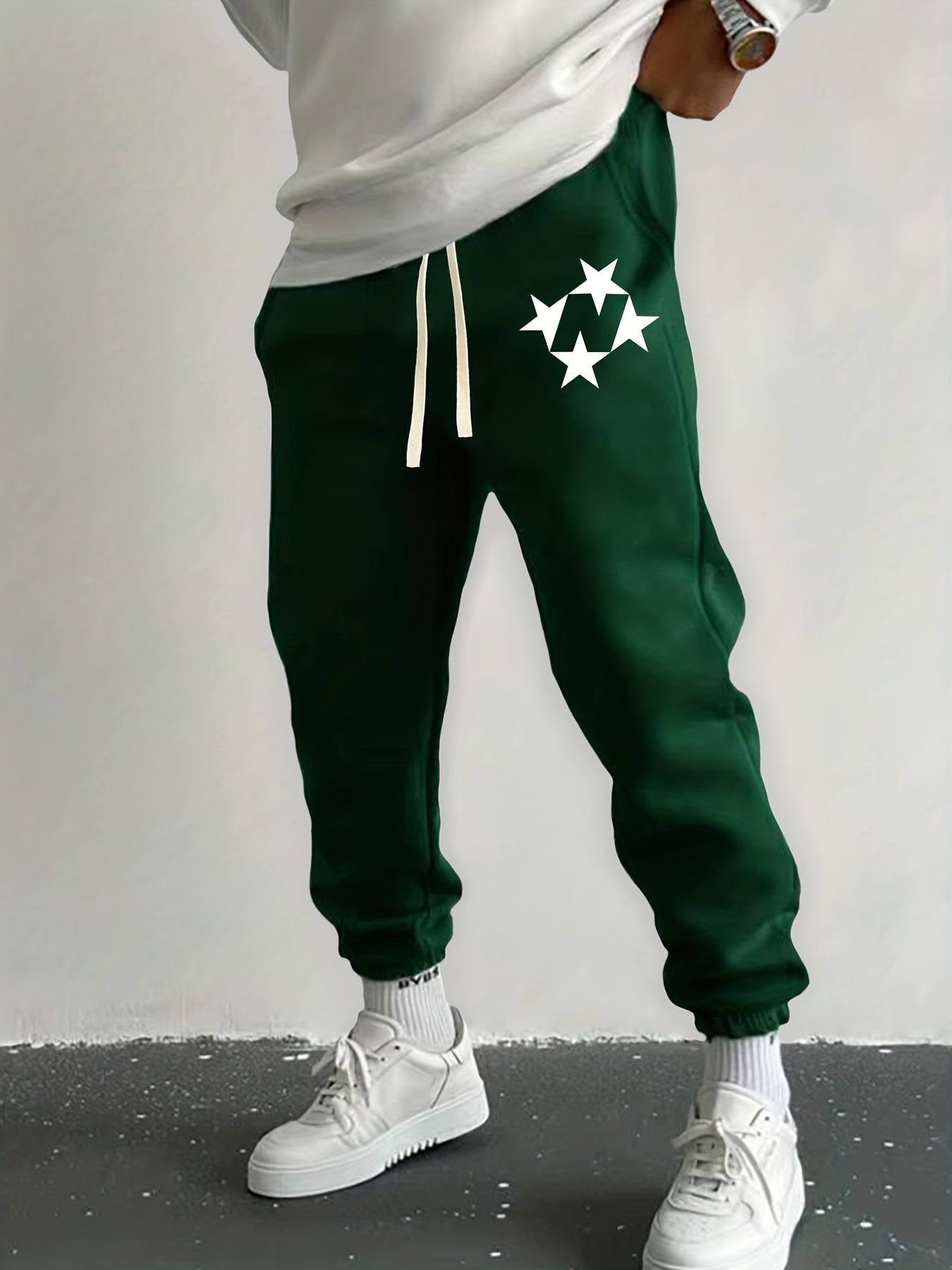 Men's Casual 3D Printed Sweatpants Joggers – Drawstring Waist With Side Pockets For Sports & Lounge