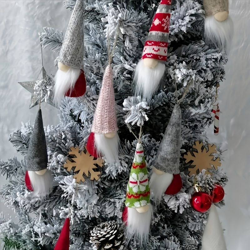 Christmas Tree Decoration Dwarf Pendant mini Indoor Gnomes - Temu