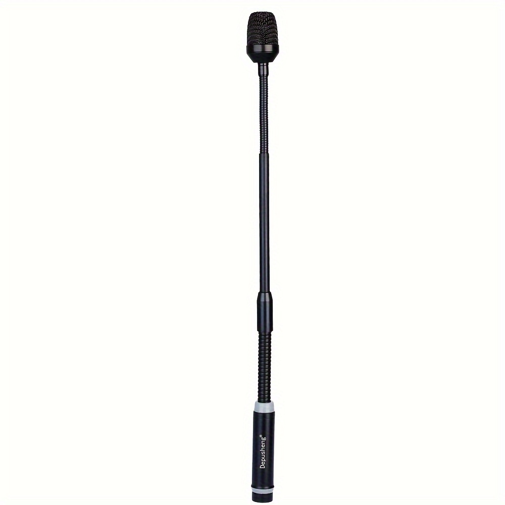 Depusheng Dj Mic 16" Professional Dynamic Gooseneck Microphone With Xlr, Patriotic, Summer Party