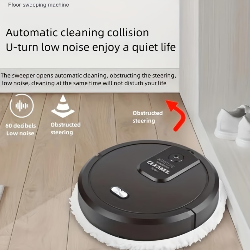 1pc Smart Vacuum Cleaner Indoor And Outdoor Household Intelligent Mop Robot Humidification Spray Function Automatic Mop And Cleaning Robot Machine Cleaning Dust Suction And Wet Mop Cleaning Tools Cleaning Accessories Small Appliance details 0