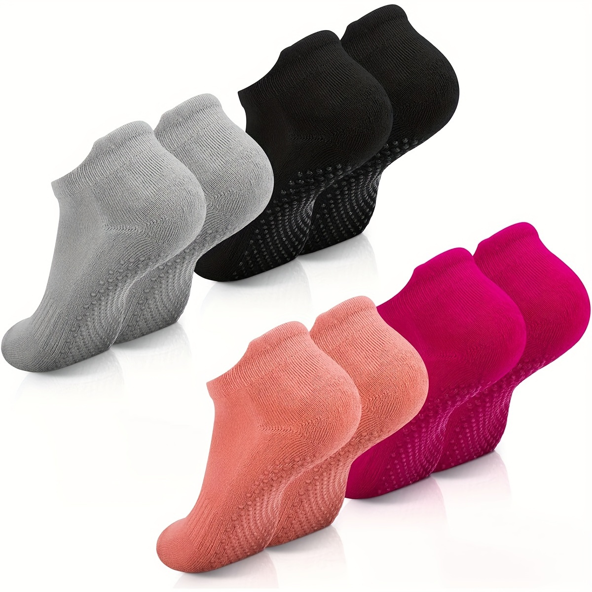 Buy Grip Socks - Yoga Pilates Barre Non Slip Online at desertcartKUWAIT
