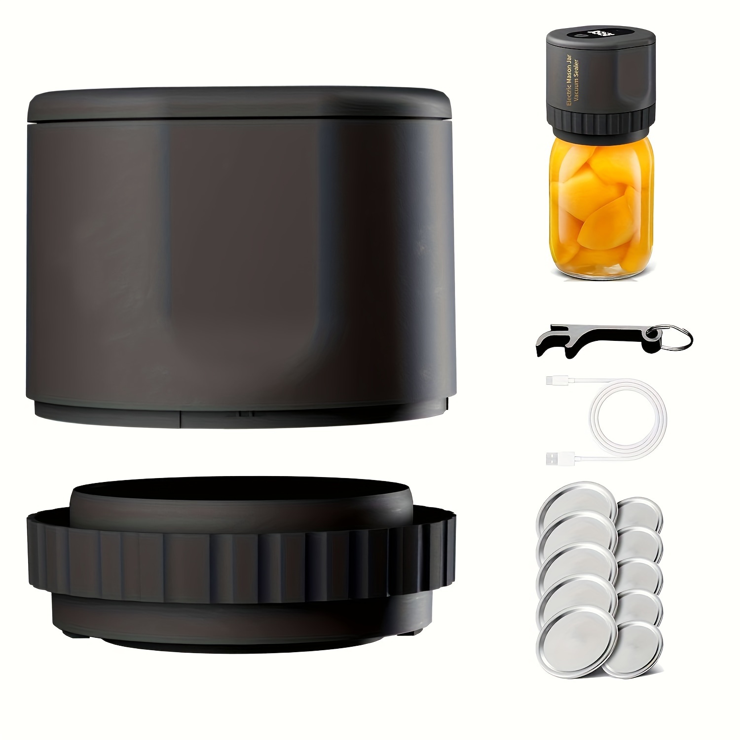 Electric Mason Jar Vacuum Sealer Vacuum Sealer For Canning - Temu