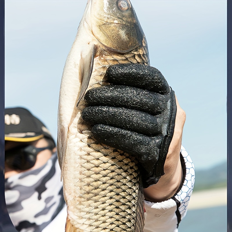 Anti slip Fishing Gloves Waterproof Fishing Catching Gloves - Temu