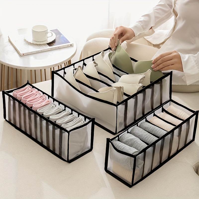 Underwear Storage Boxes Divider Drawer Organiser Women's Lingerie
