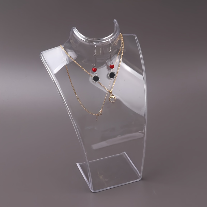 1pc Necklace Jewelry Display Stand, Necklace Jewelry Display Storage Rack, Portrait Neck Jewelry Rack, Earring Storage Rack, Home Decor, Christmas Gift, New Year Gift, Gift For Man, Gift For Woman