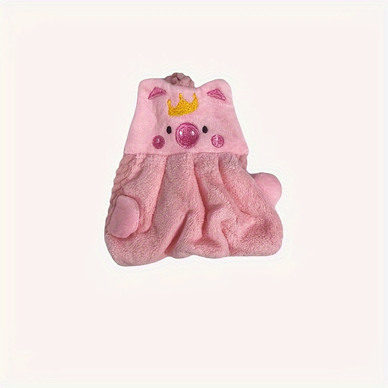 Microfiber Cute Hand Towels, Little Pig Towel Household And