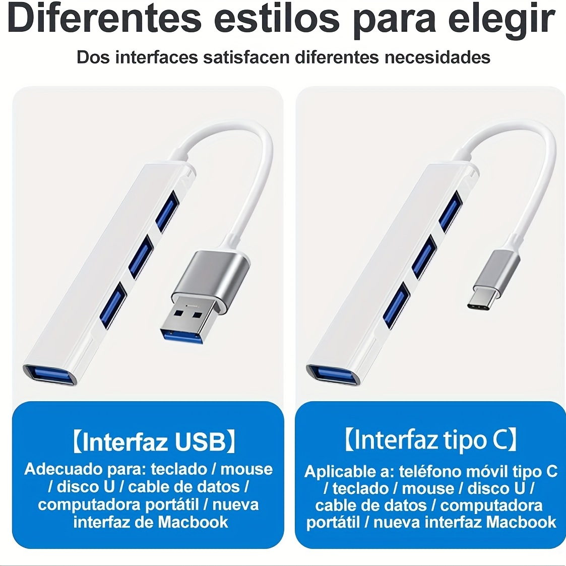  VEMONT USB hub, Aluminum USB 3.0 Data Hub with