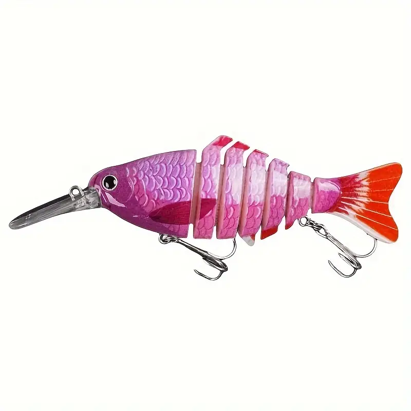 Multi section Long Tongue Bait Floating Bionic Fish - Temu Canada