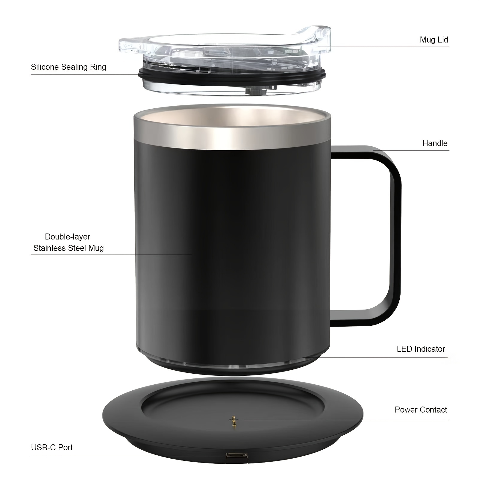 The Jül: Heated Smart Mug for Coffee & Tea by Power Practical