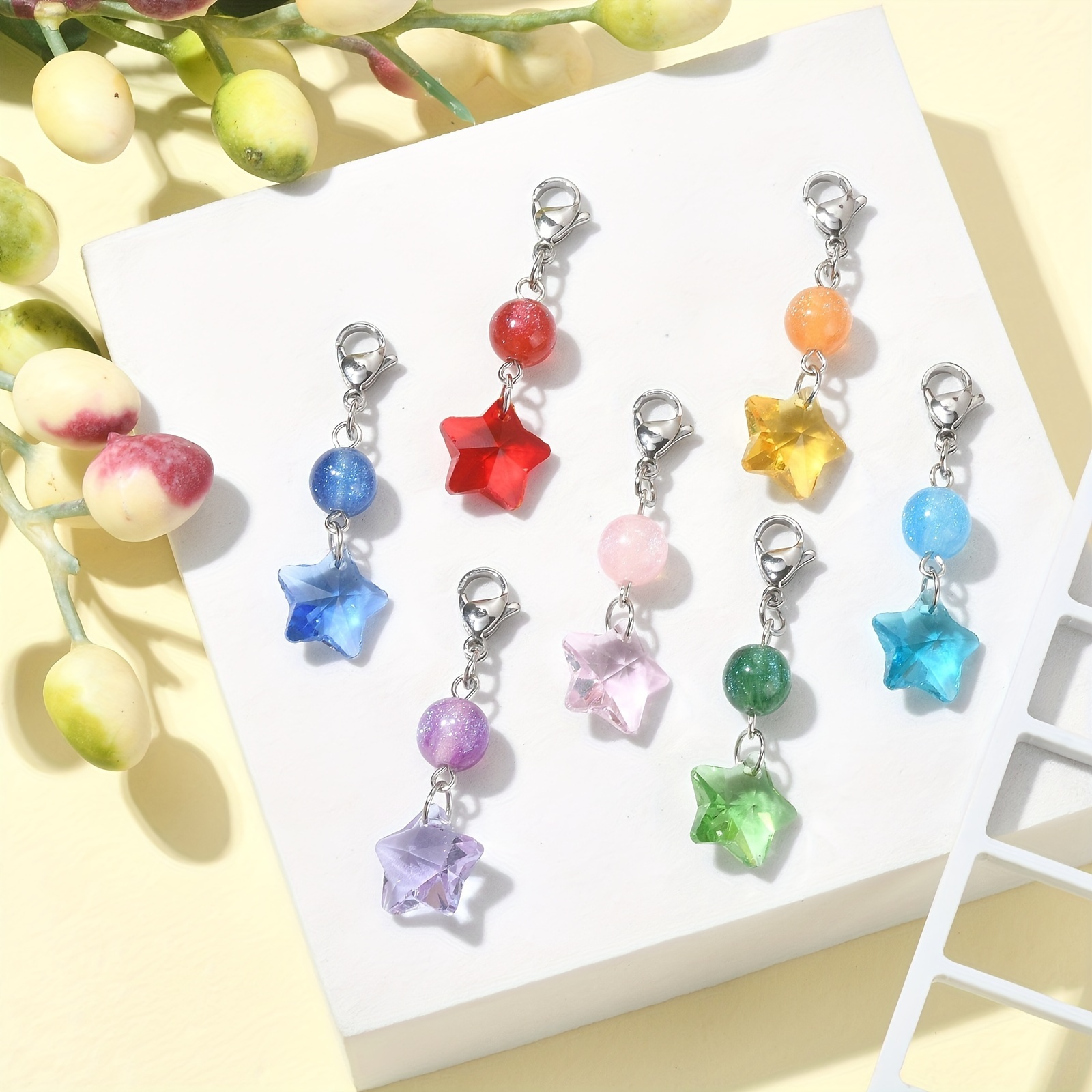 DIY Gemstone Keychain Making Kit, Including Natural & Synthetic Mixed Stone  Chips & Glass Beads, Alloy Clasps, 304 Stainless Steel Flat Head Pins