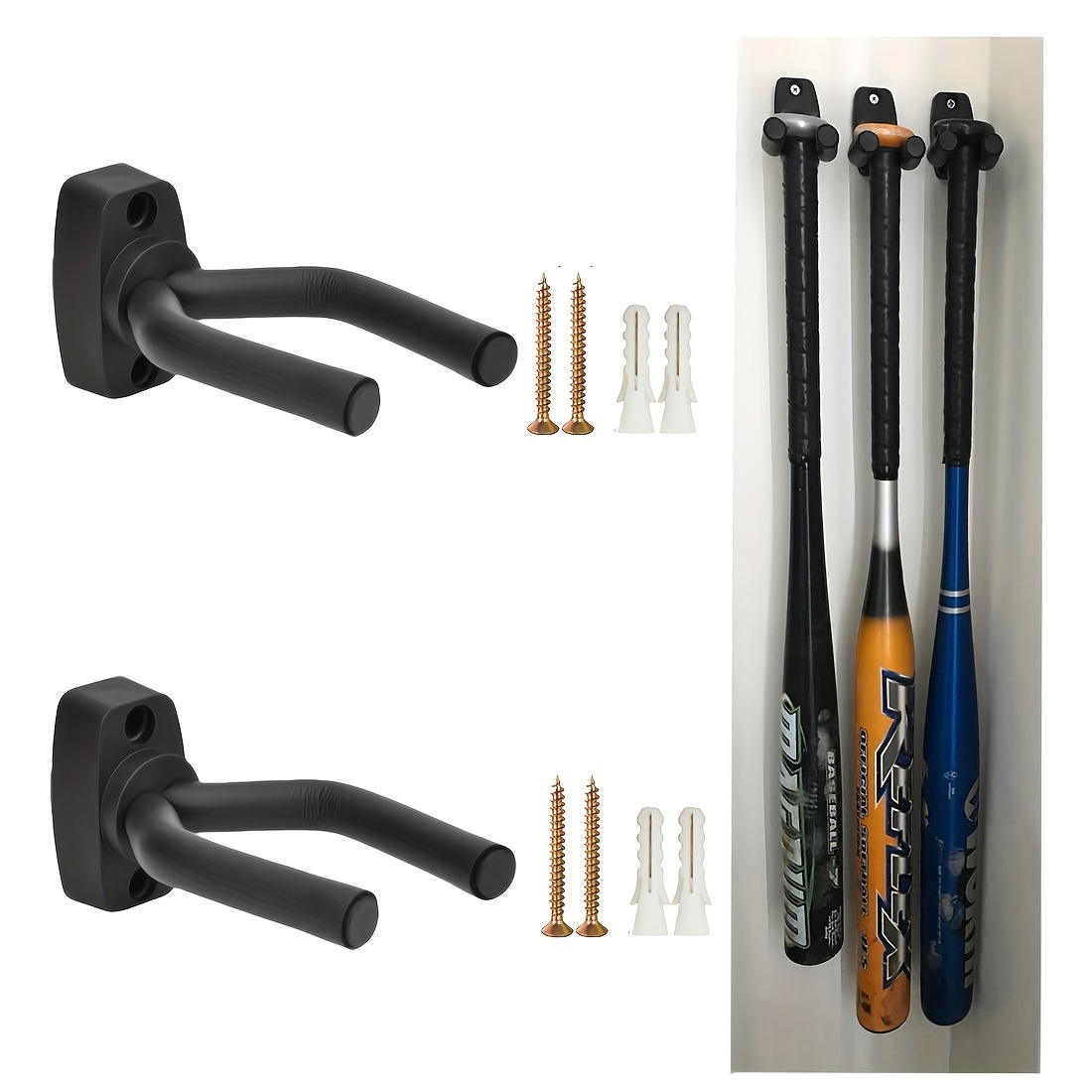 Abaodam 8 Sets Hockey Stick Rack Trekking Poles Shelf Putter Mount Helmet  Racks Baseball Bat Stand Baseball Bat Display Case Fishing Pole Rack  Acrylic On Foot Drying Rack Travel : Sports & Outdoors 