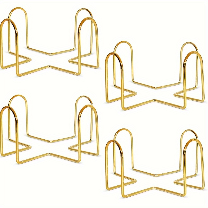 Linear Brass Coasters (Set of 4)
