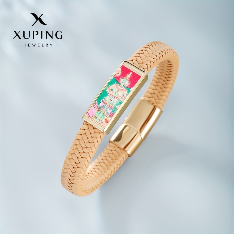 Hip Hop Multicolor Hand Rope Bangle Men
