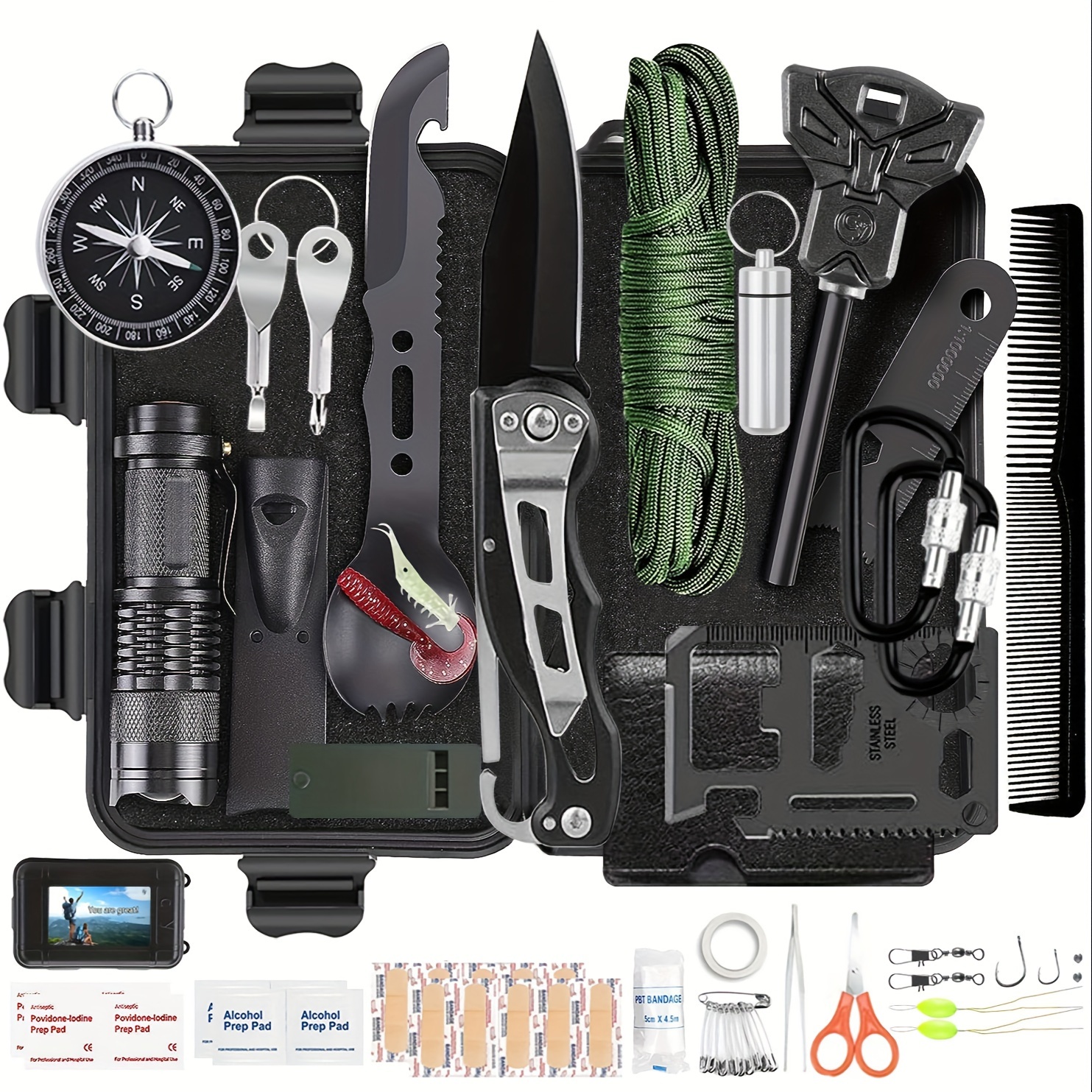 Outdoor Camping Portable Tools Life saving Equipment Sos - Temu
