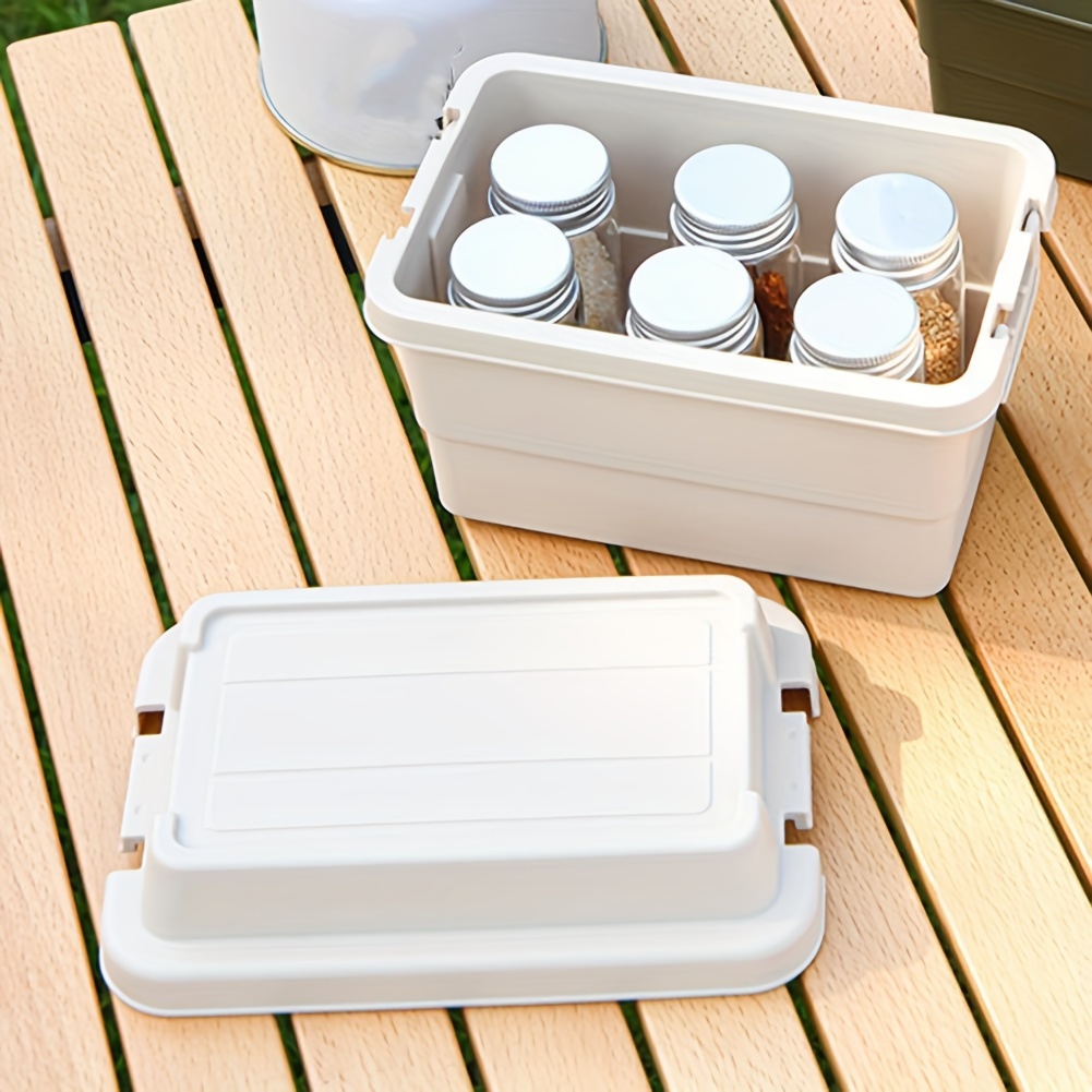 Outdoor Camping Mini Storage Box Desktop Seasoning Bottle - Temu