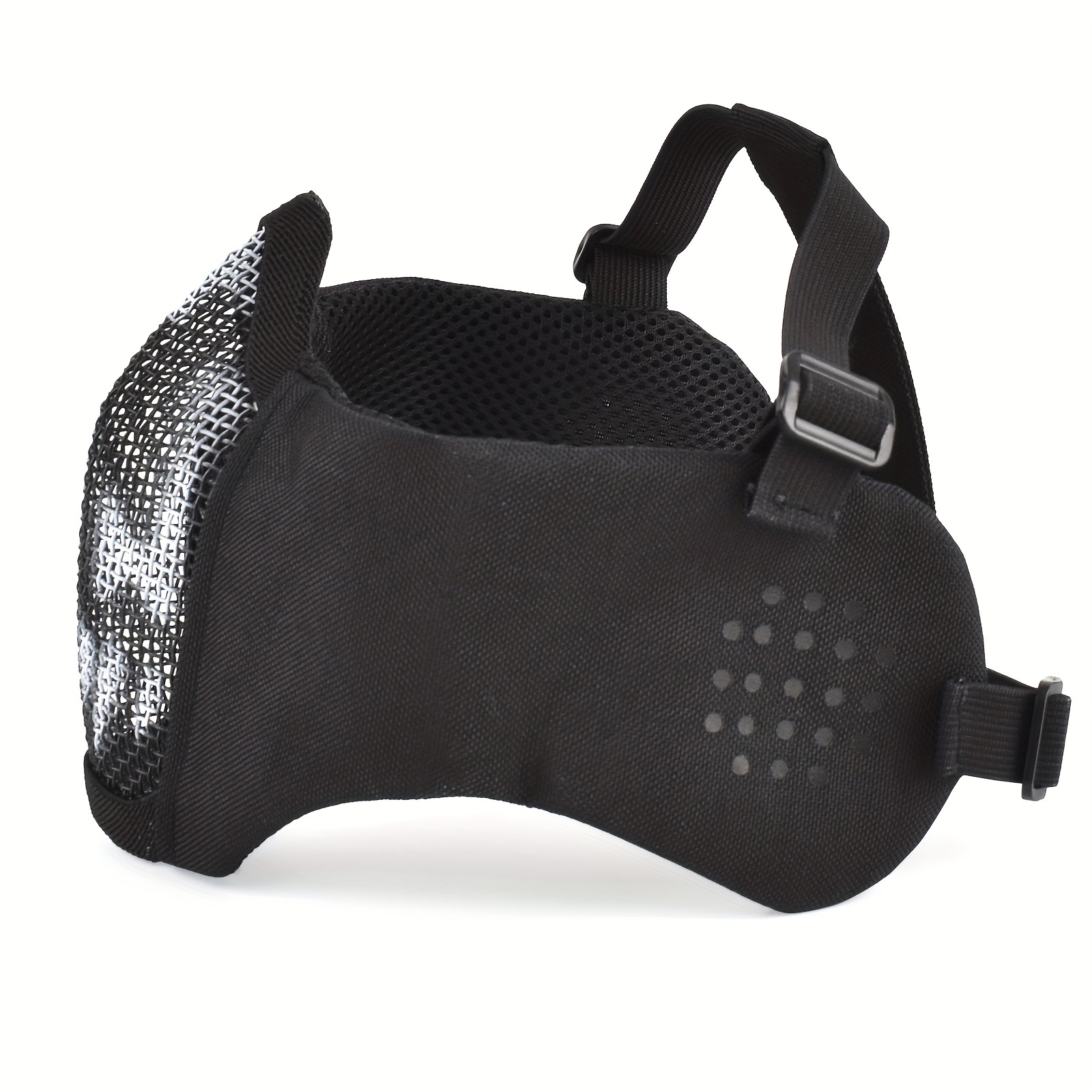 Tactical Half Face Mask Carbon Fiber Protection For Outdoor - Temu