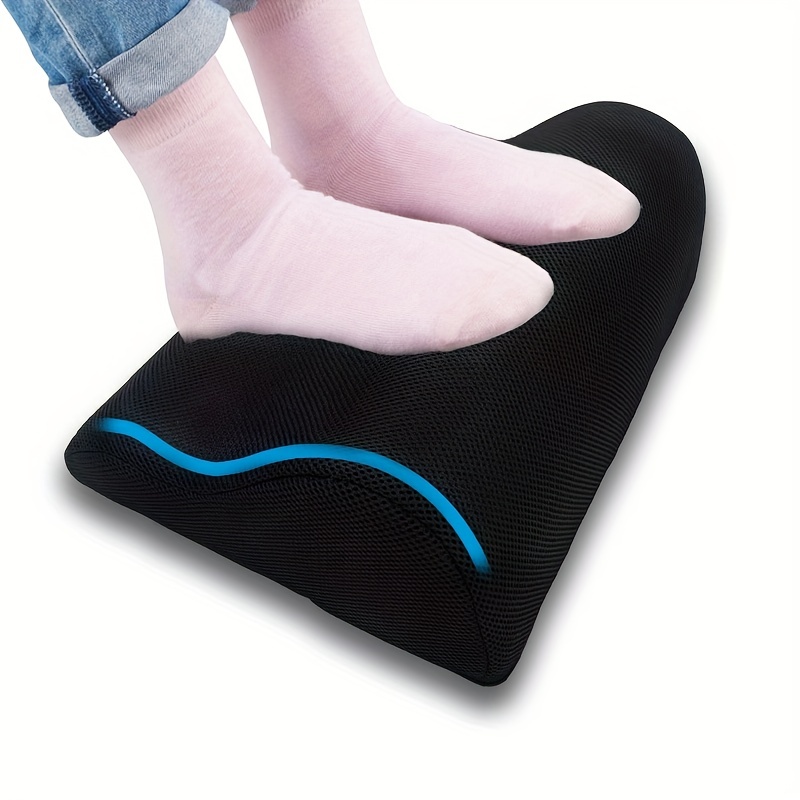 Feet Cushion Under Desk Footrest Ergonomic Foot Stool with Massage Rollers  Anti-skid Pillow Desk Leg Rest Pain Relief for Home - AliExpress
