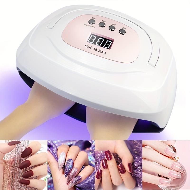 220W LED Lamp UV Light Nail Curing Gel Polish Dryer Manicure SUN X6 MAX 