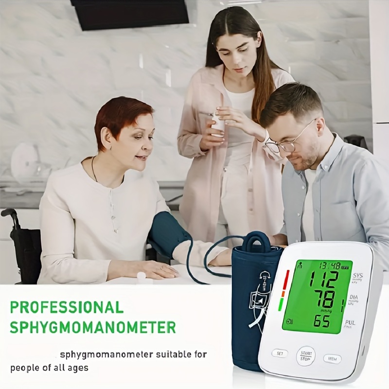 Buy a Upper Arm Blood Pressure Monitor USB Rechargeable