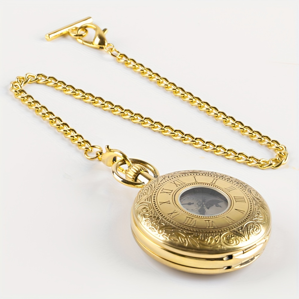 Mens gold clearance pocket watch chain