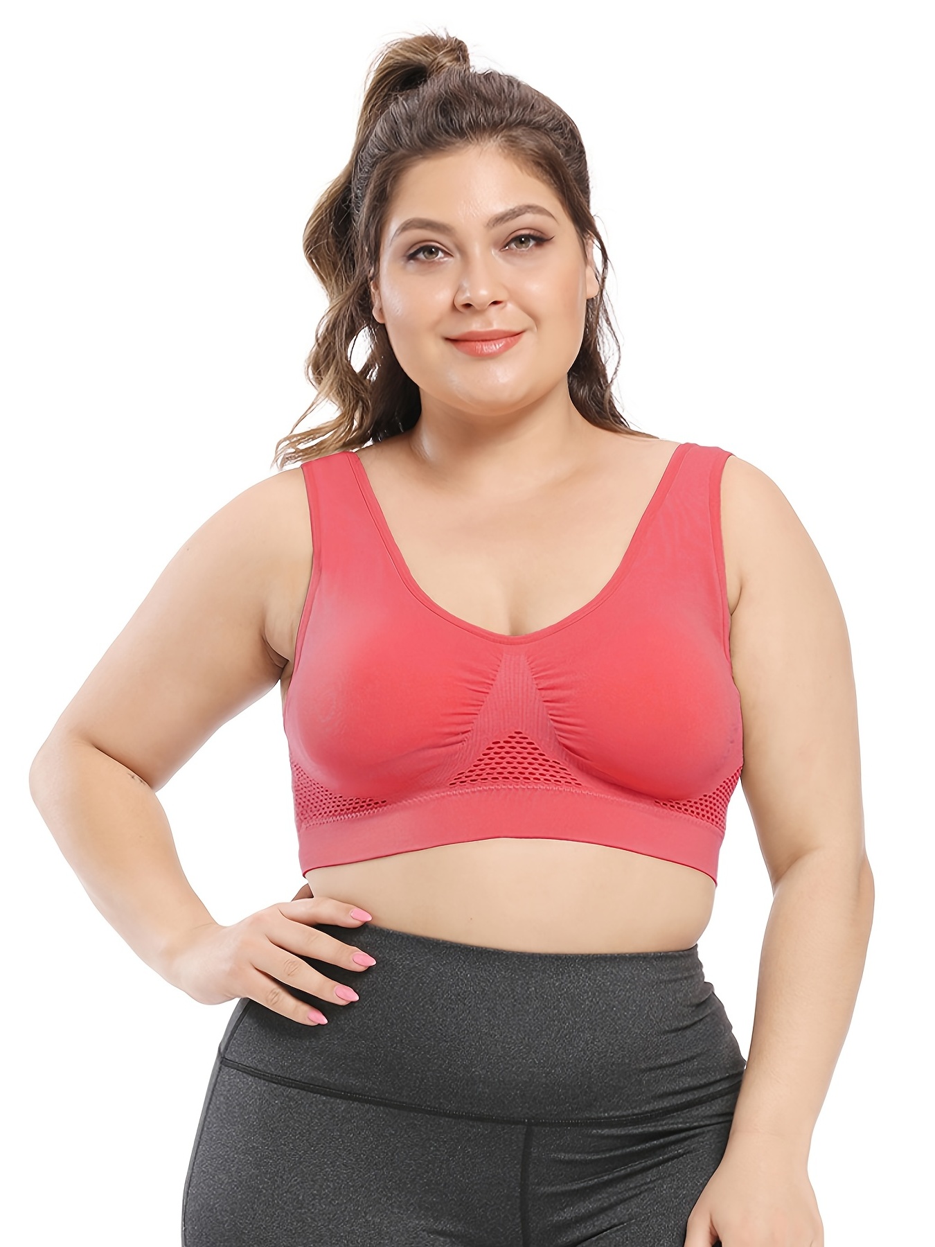Large Version Of Seamless High-stretch Breastfeeding Vest For Fat