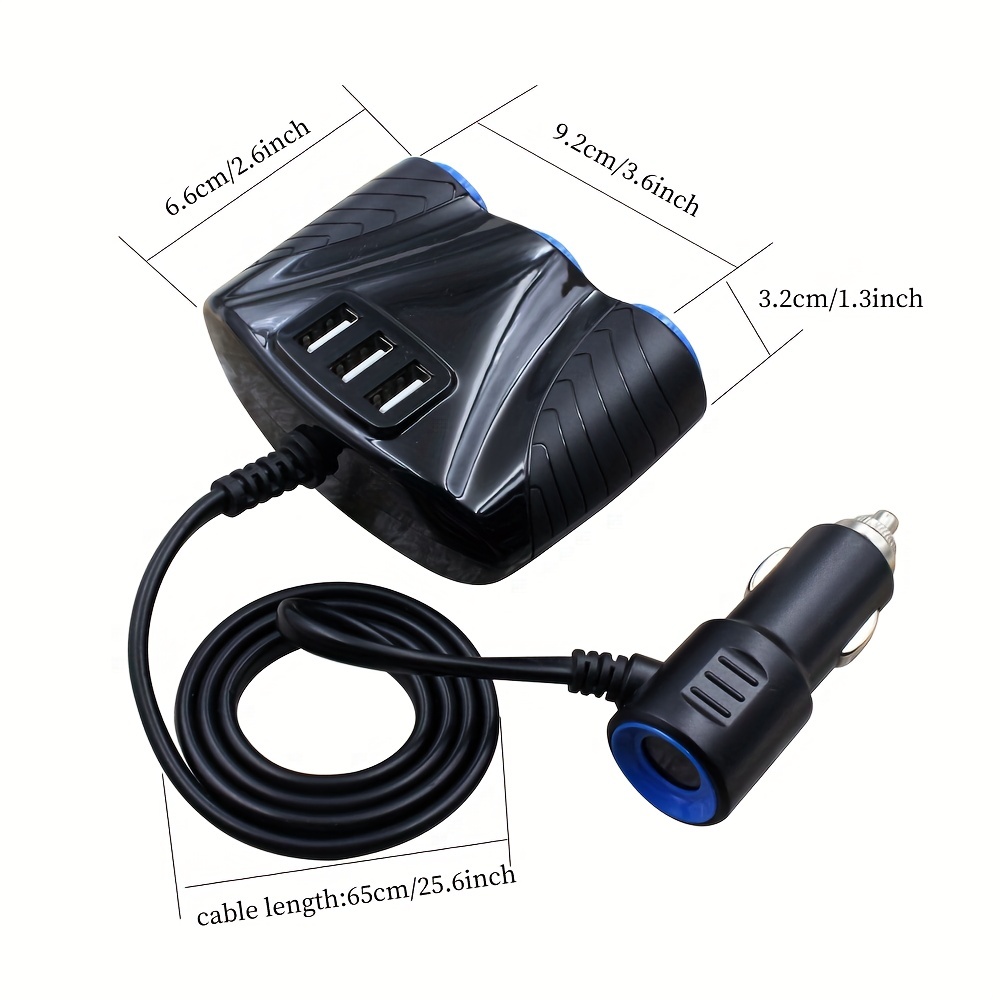Adaptateur allume-cigare USB pour voiture