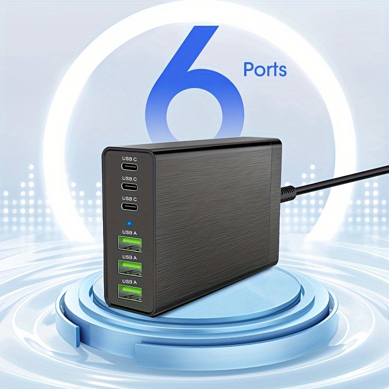10 Port USB Charging Station 60W