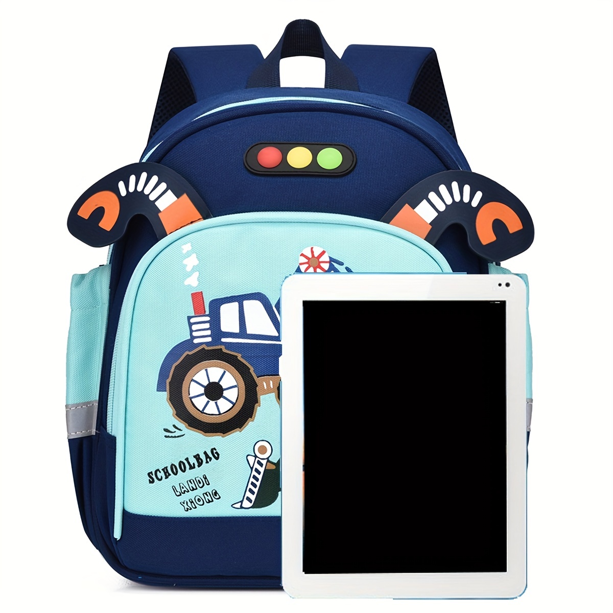 Excavator Unicorn Backpack for Kids